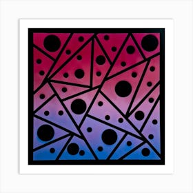 Colorful Geometric Abstract Painting Art Print