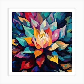 Lotus Flower 35 Art Print