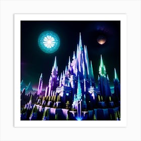 Frozen Castle Art Print