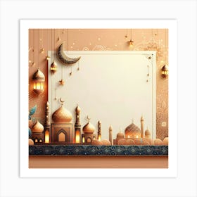 Ramadan Background Art Print