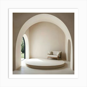 Room With An Archway Art Print