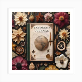 Explorer'S Journal Art Print