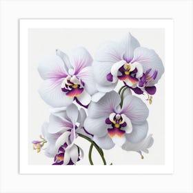 Orchids myluckycharm Art Print