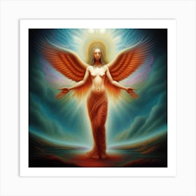 Angel Of The Sun Art Print