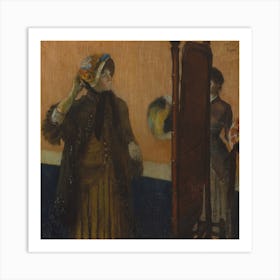 At The Milliner's, Edgar Degas Art Print