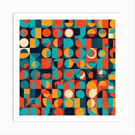 Abstract Geometric Pattern 5 Art Print