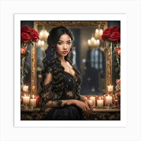 Asian Beauty Art Print