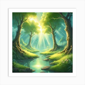 Fairytale Forest 44 Art Print