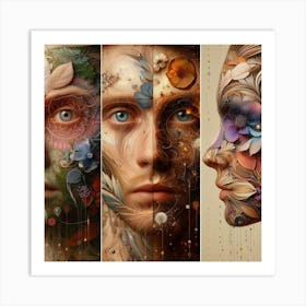 Face Painting Art Print