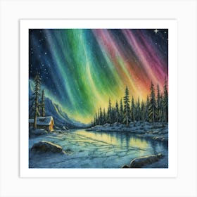 Aurora Borealis Art Print