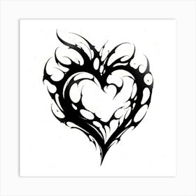 Heart Tattoo Designs 1 Art Print