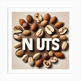 Nut Stock Videos & Royalty-Free Footage Art Print