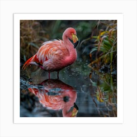 Flamingo 72 Art Print