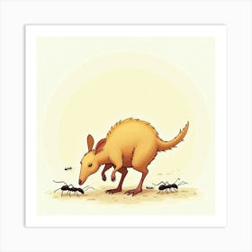 Kangaroo 6 Art Print