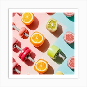 Colorful Fruits And Vegetables 1 Art Print