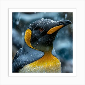 King Penguin 20 Art Print