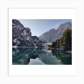 Lake In The Mountains Art Print