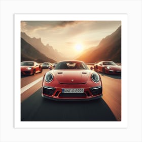 Porsche 911 Gt3 4 Art Print