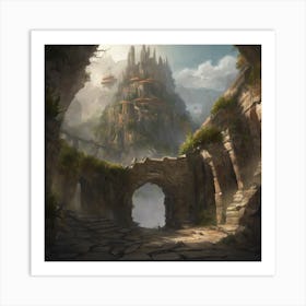 Fantasy Castle 87 Art Print