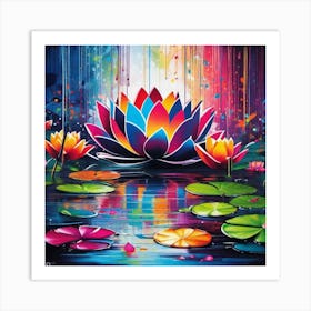 Lotus Lily 4 Art Print