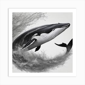 Humpback Whale Art Print