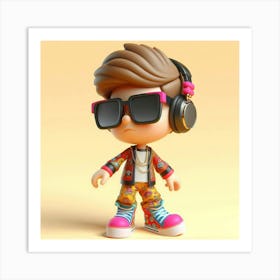 Dj Kid Art Print