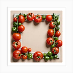 Tomato Frame 4 Art Print