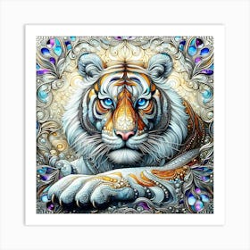 Creative Wild Animal Representation 82 Art Print