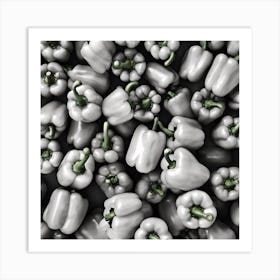 White Peppers Art Print