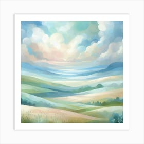 Landscape Painting 26 Art Print