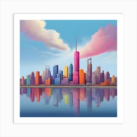 Cityscape 1 Art Print