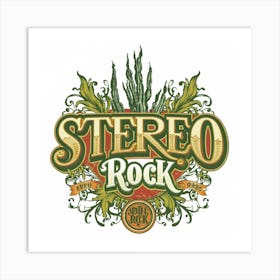 Stereo Rock Logo 1 Art Print