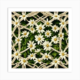 Imagine Vines Of Many Intertwined Small White Dais rug(3) Art Print