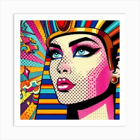 Pop Egyptian Aya Spark Art Print