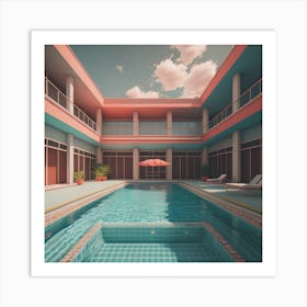 Swimming Pool Art Print