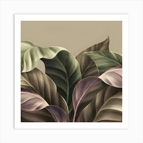 Tropical Leaves 2 Art Print