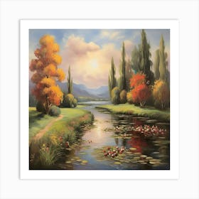 Lily Pond Art Print