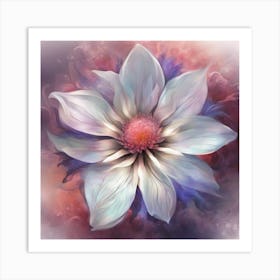 Dahlia Flower Art Print