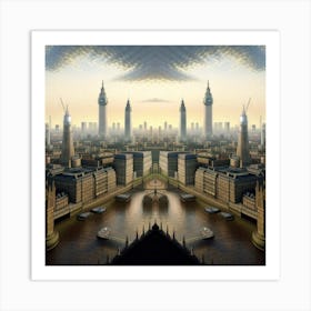 London Skyline Art Print