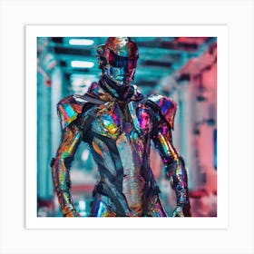 Futuristic Robot 135 Art Print