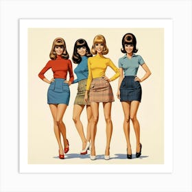 Default Mini Skirts Forever 1966 Art 1 Art Print