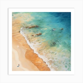 Sand And Surf Art Print