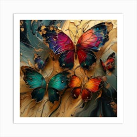 Butterfly Painting 2 Art Print