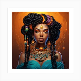 Egyptian Beauty Art Print