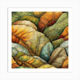 Autumn Leaves Art Print