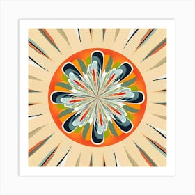 Whirling Geometry_#8 Art Print