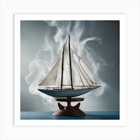 Sailboat Aromatherapy Diffuser Art Print