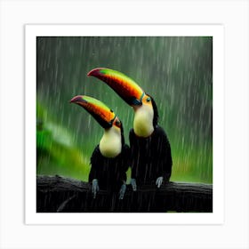 Toucan Tempest Art Print