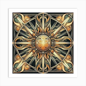 Teutonic Sun Art Print