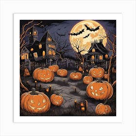 Pumpkin Palooza Art Print